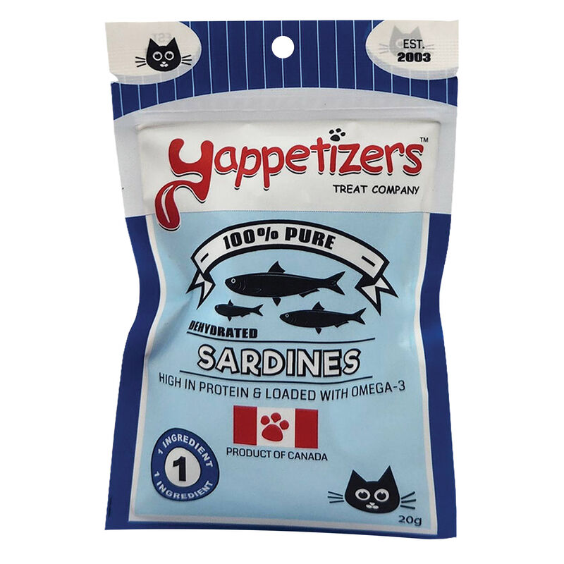 Yappetizer, Dehydrated Cat Treat - Sardines image number null